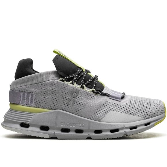 On Running Cloudnova WOMEN'S Lace-up Sneakers Trainers Purple/Pearl Zest Sz. 7.5 - Picture 4 of 10